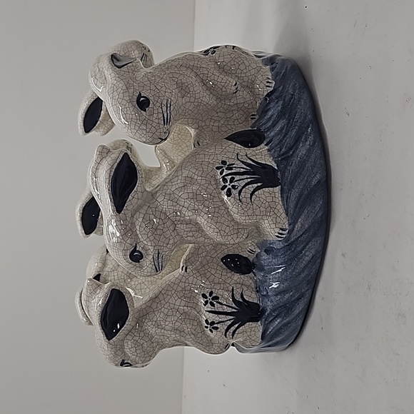 Dedham Pottery / Potting Shed Table Centerpiece 8 3/4 in. - Picture 5 of 6